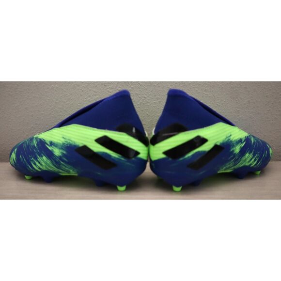 adidas FV2912 Youth Sz 10.5K Blue/Green Nemeziz 19.3 Firm Ground Soccer Cleats - Picture 10 of 13